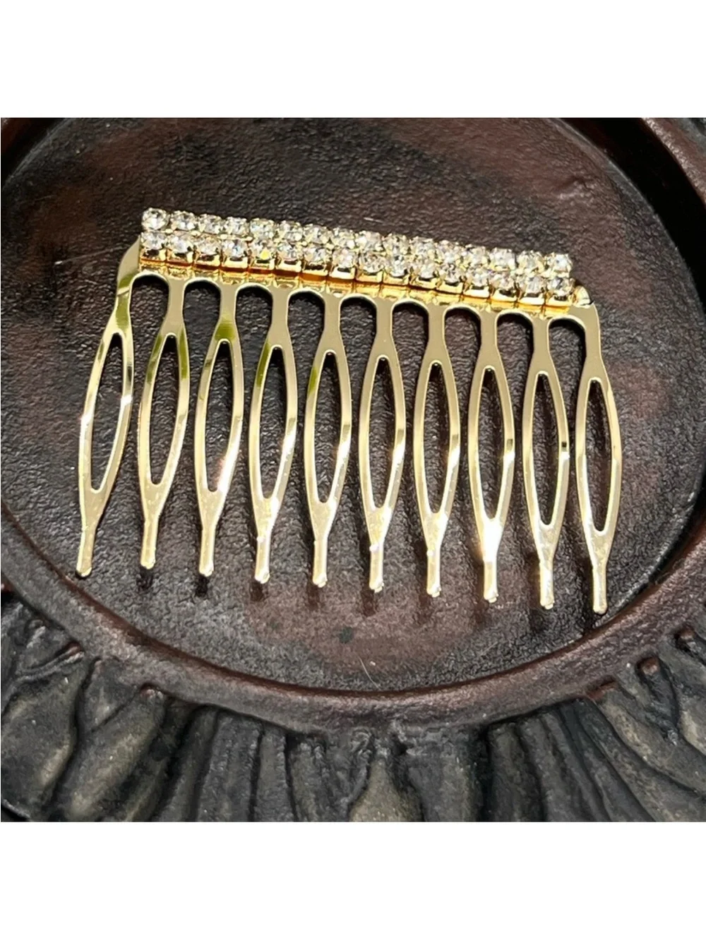 Gold Rhinestone Hair Comb - Elegant Women’s Hair Accessory FINAL PRICE DROP